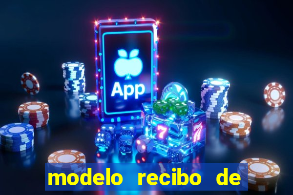 modelo recibo de pagamento autonomo